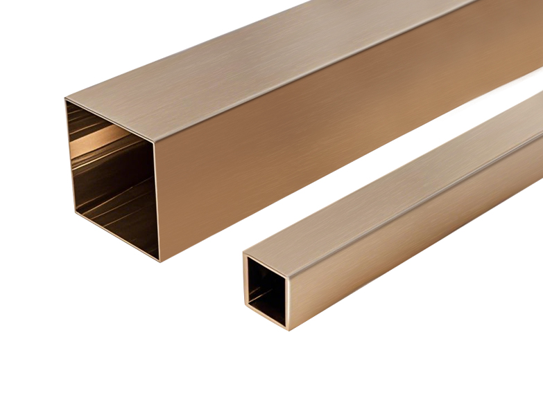 Miedziana kwadratowa rurka